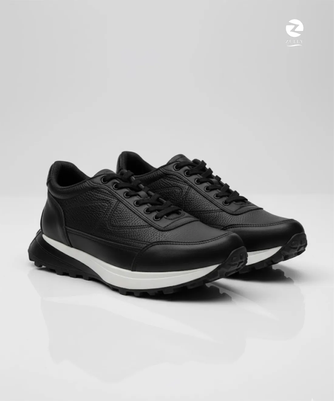 Tenis confort de piel para hombre Bravo color moka — vista 1 | Calzado Zully