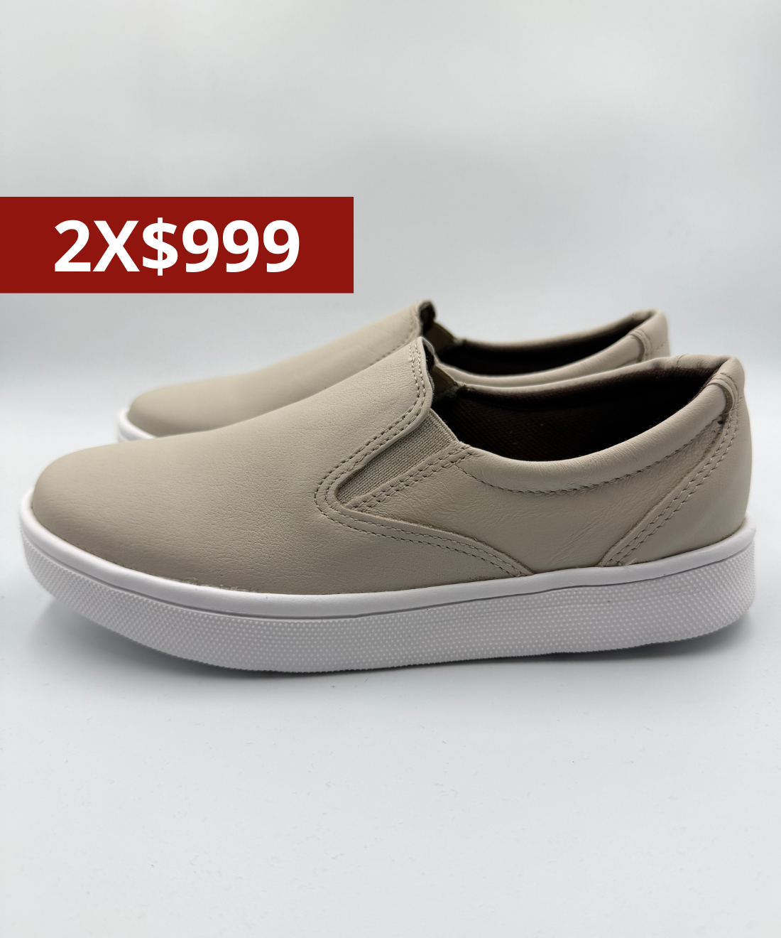Zapato de piel para mujer Dolores color arena natural — vista 1 | Calzado Zully