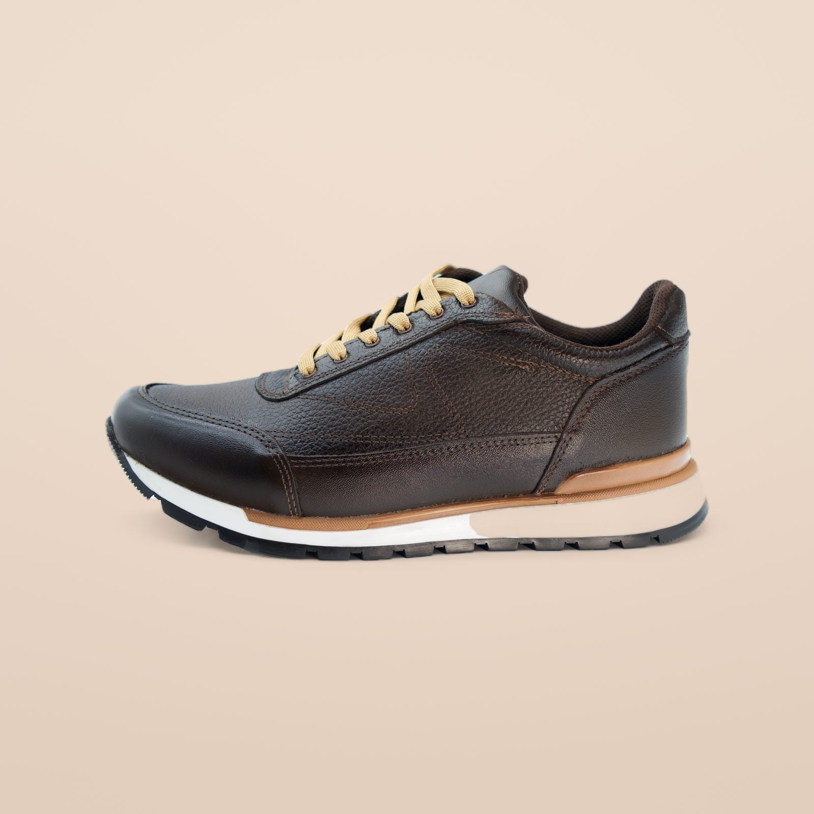 Tenis Toronto Moka — Tenis de Piel para Hombre | Calzado Zully