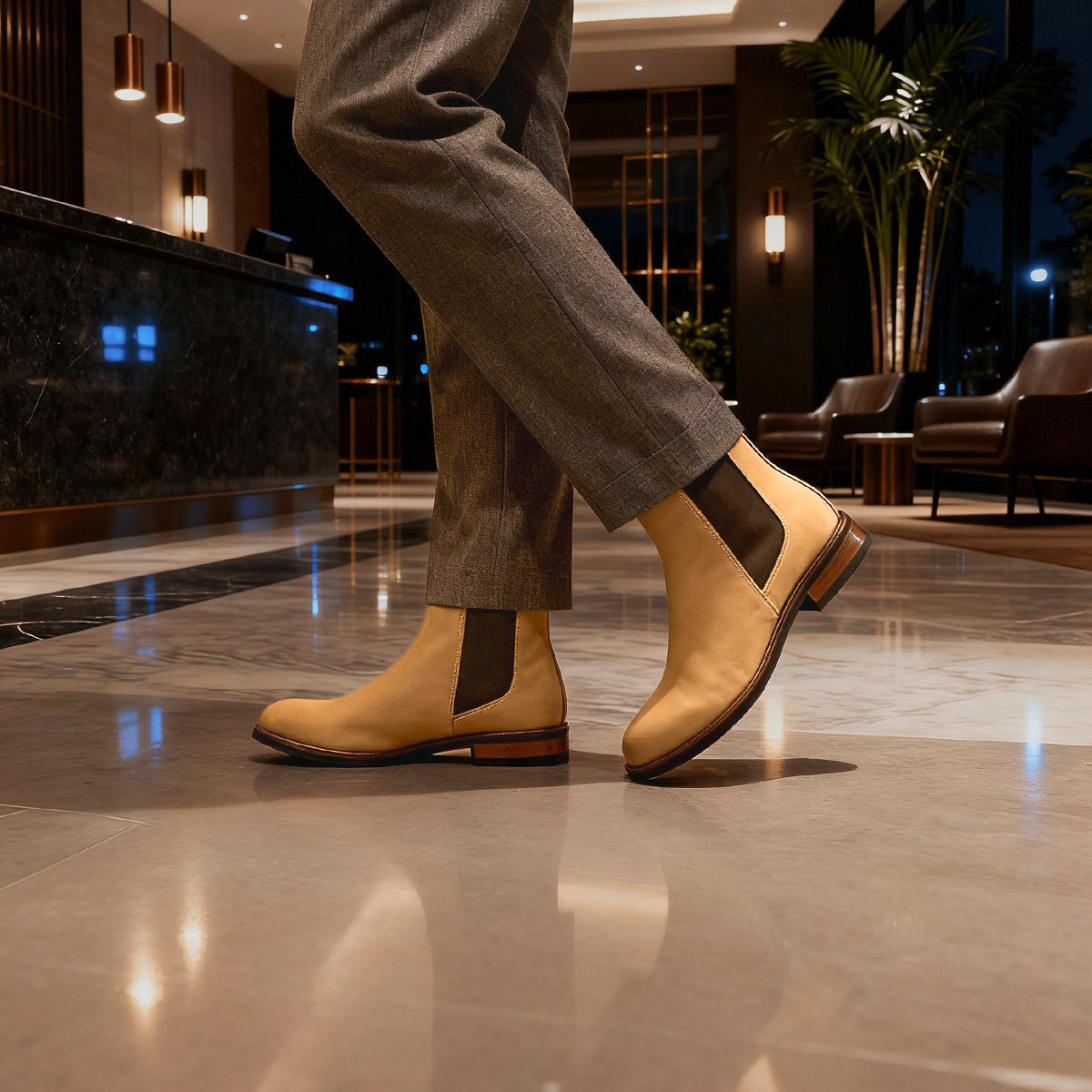 Botín tipo Beige (Nobuck)