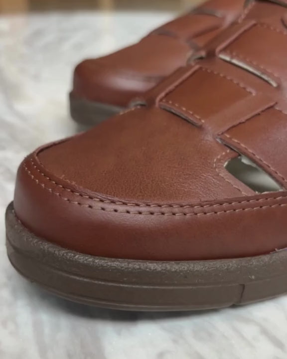 Huarache de Piel Burgos