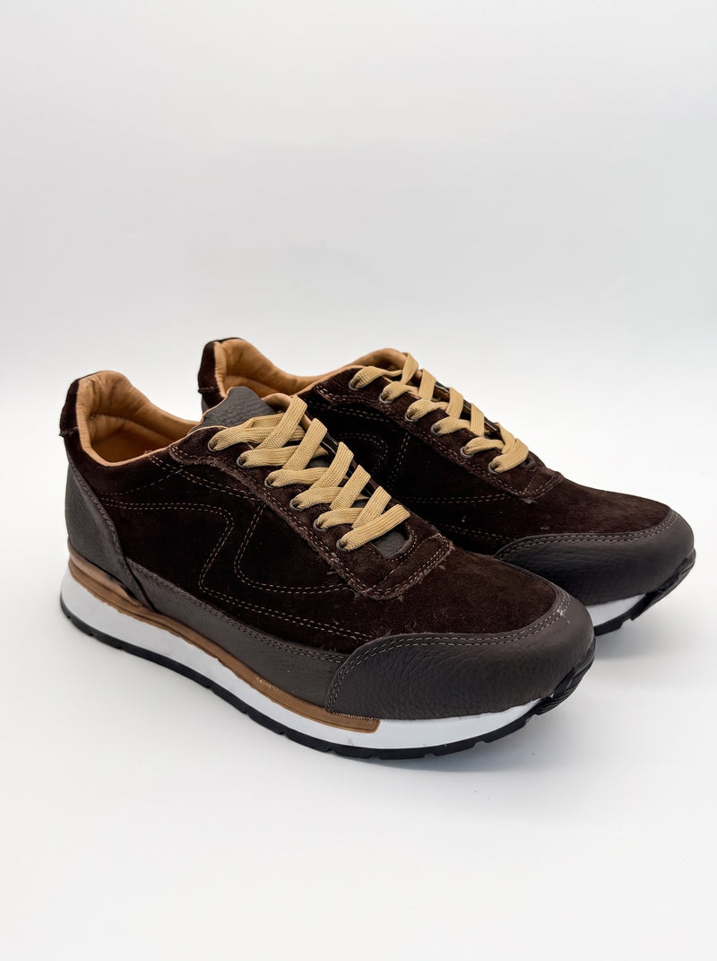 Artesanía Zully — Tenis Toronto Suede - Chocolate