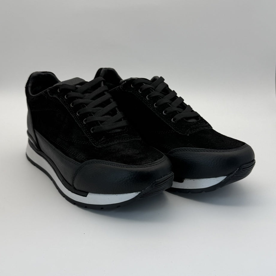 Tenis de gamuza negra para hombre Toronto Suede hechos en México — Calzado Zully — vista 2