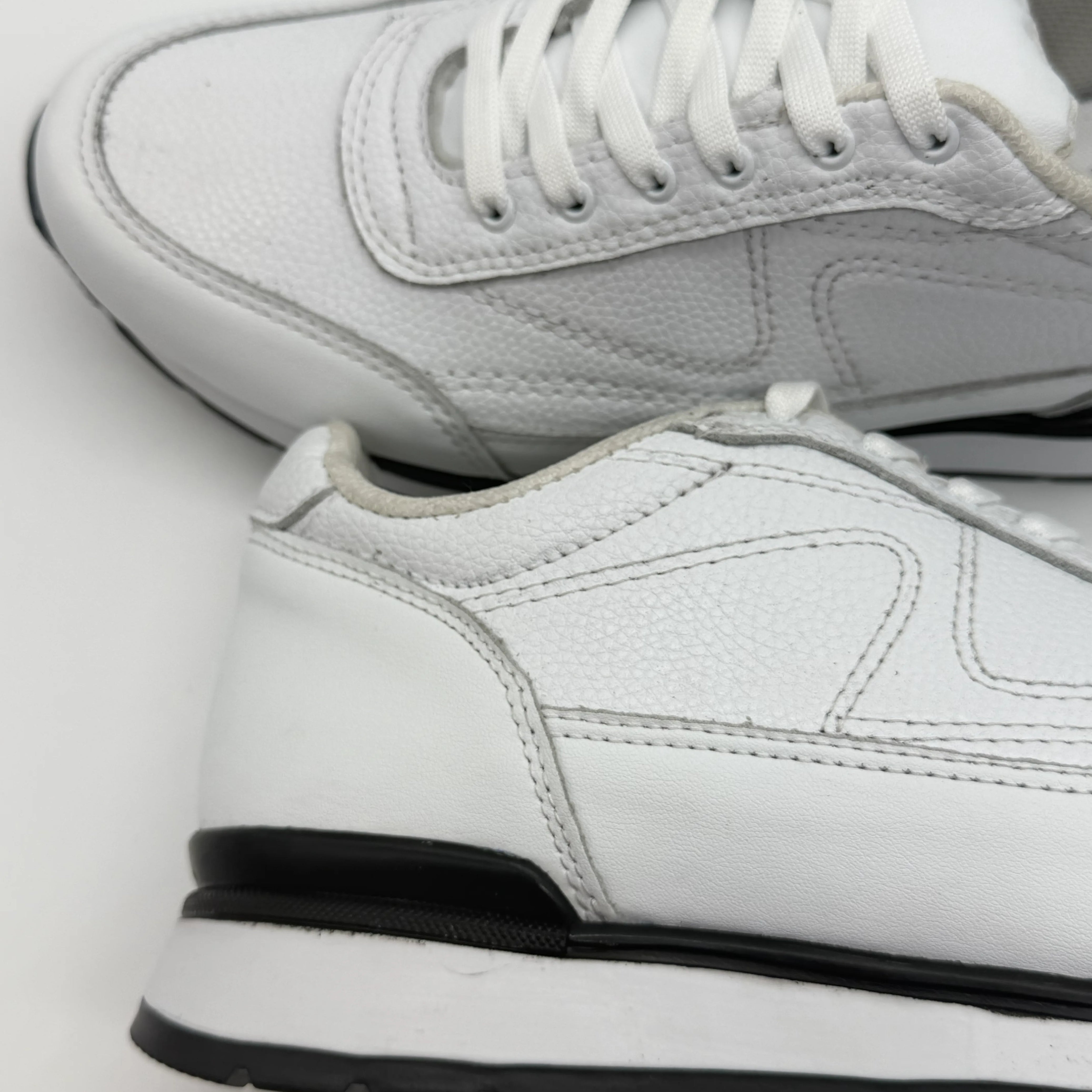 Tenis de piel para hombre Toronto color blanco hechos en México — vista 5 | Calzado Zully