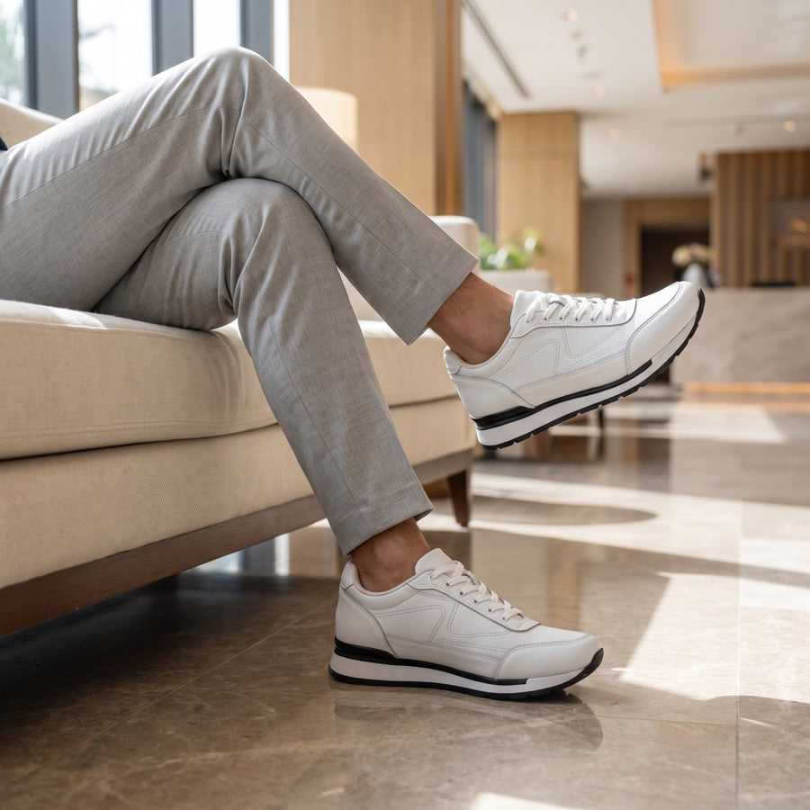 Tenis Toronto blanco en un lobby